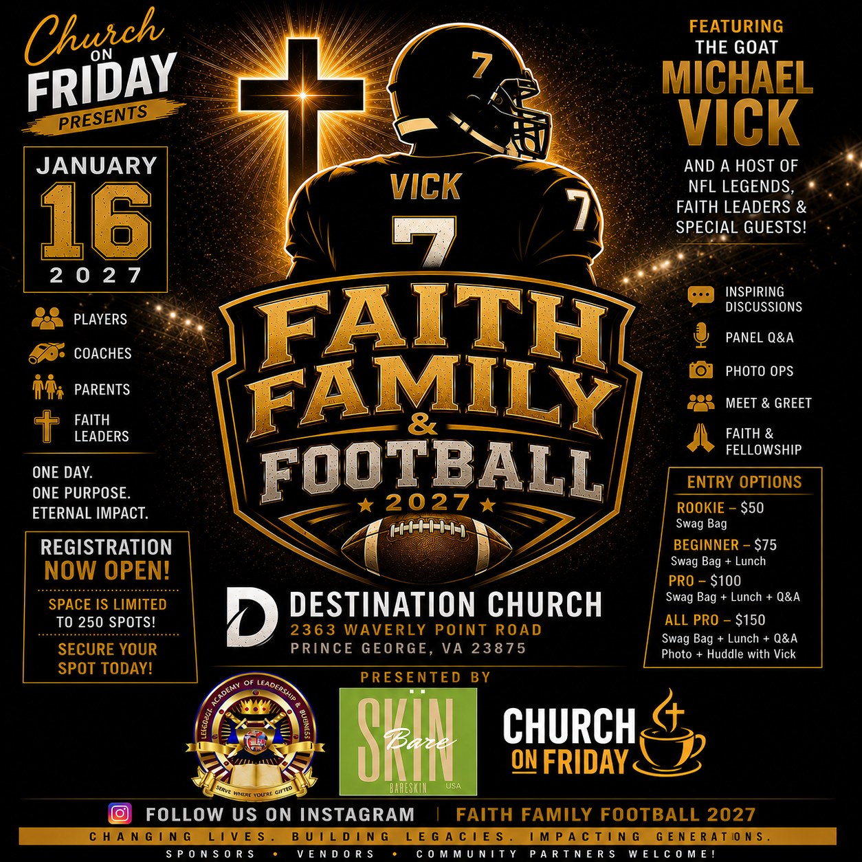 Faith, Family & Football — featuring Michael Vick