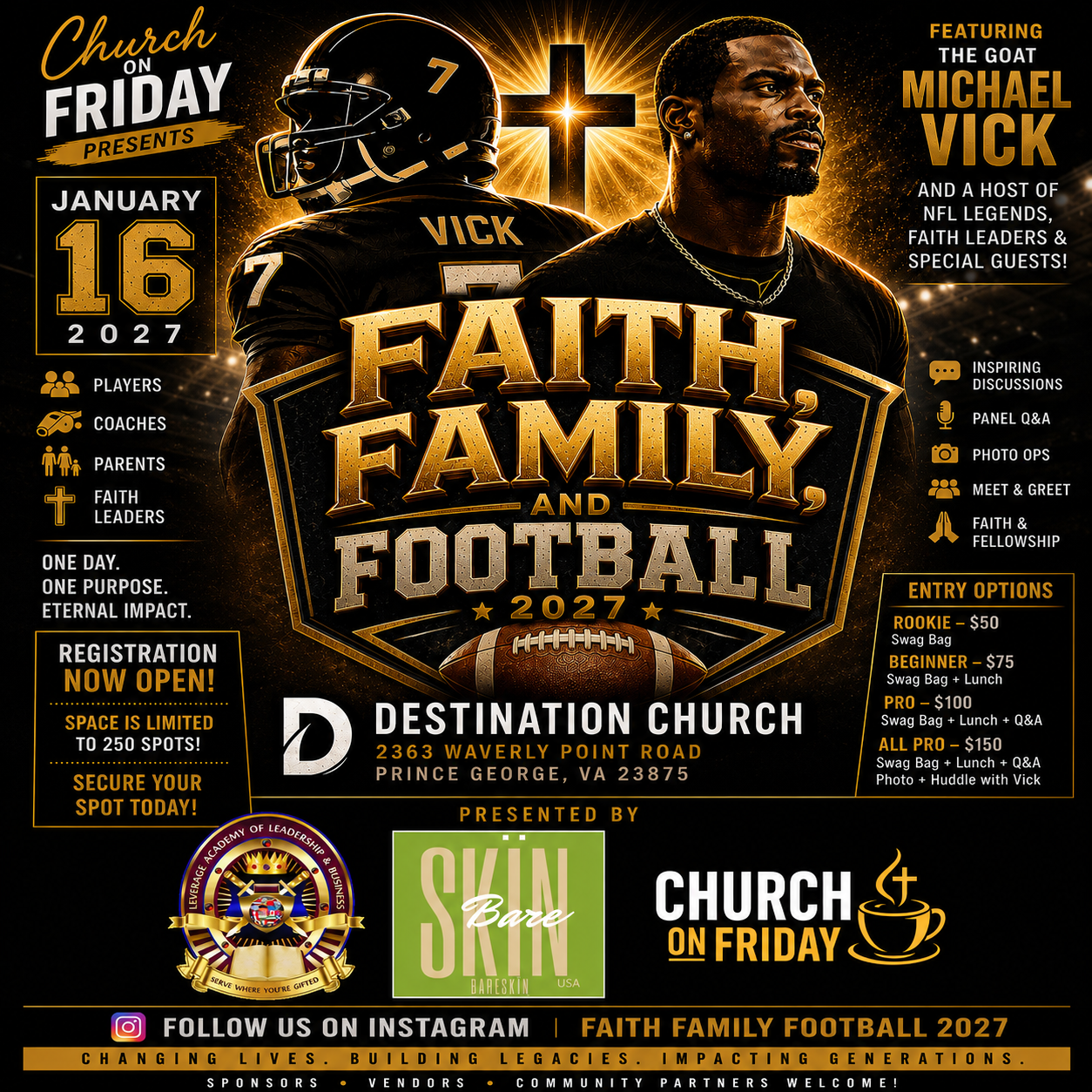 Faith, Family & Football — featuring Michael Vick